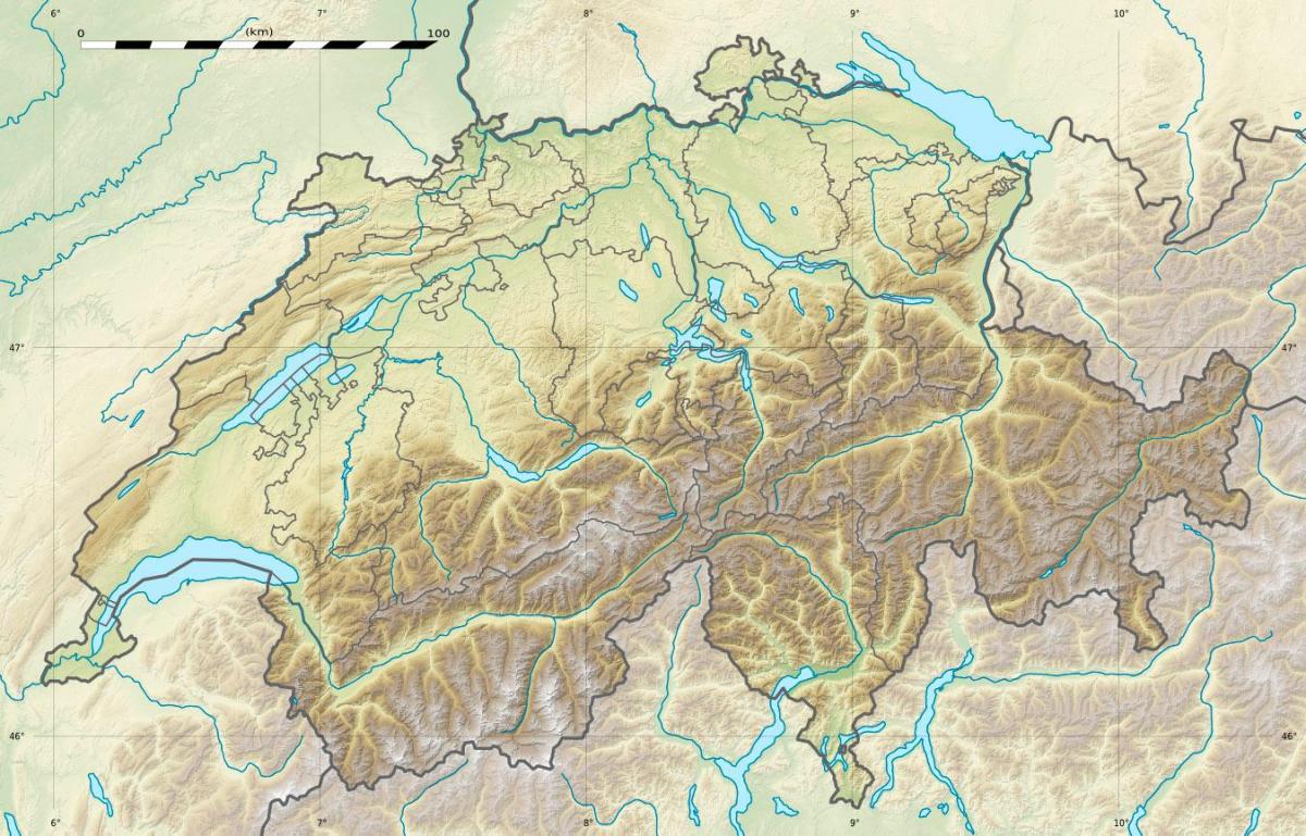 карта на швајцарија олеснување