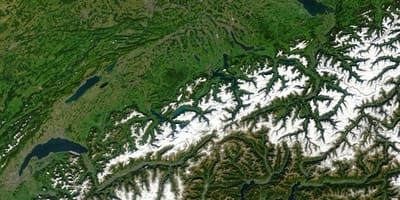 Карта на швајцарија satellite
