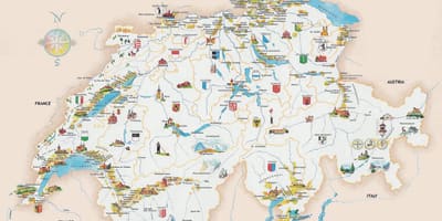 Туристички атракции во швајцарија мапа