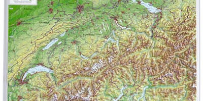 Карта на швајцарија 3d