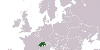 Швајцарија локација во европа сајтот